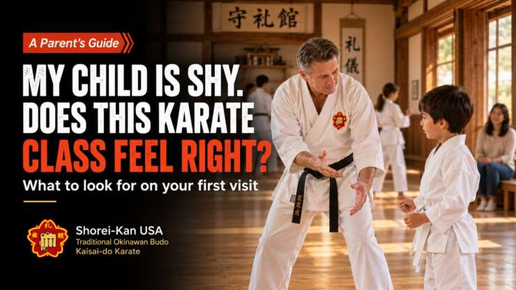 My Child Is Shy: How Can We Tell Whether a Karate Class Feels Right?