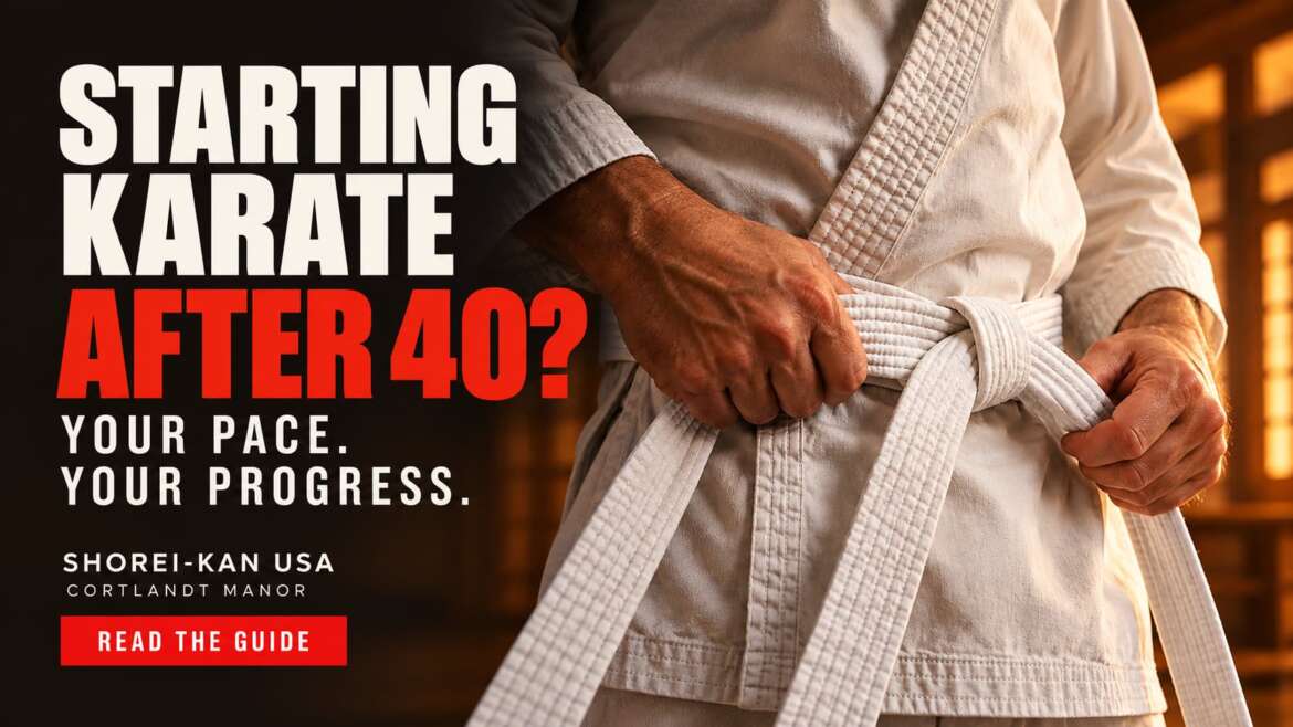 Starting Karate After 40: How to Set Goals Without Comparing Yourself to Others